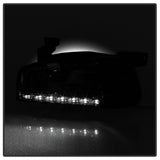 xTune Dodge Charger 06-10 1Pc LED Crystal Headlights Chrome HD-ON-DCH05-1PC-LED-C