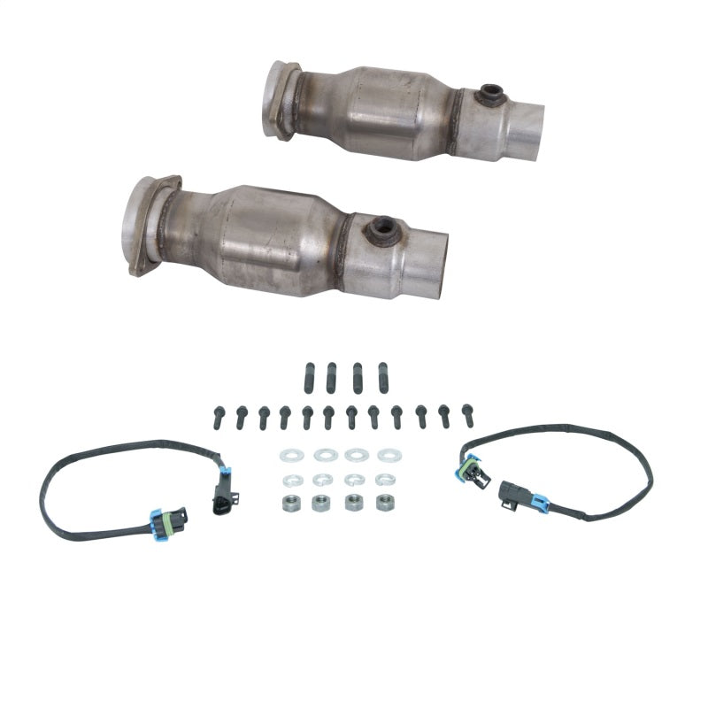 Collecteurs d'échappement à tube long BBK 10-15 Camaro LS3 L99 avec convertisseurs - 1-3/4 Chrome