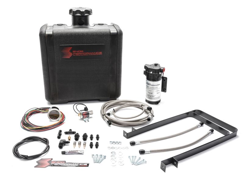 Kit d'injection d'eau de refroidissement de suralimentation Snow Performance Cummins Stg 2 (ligne tressée SS et raccords 4AN)