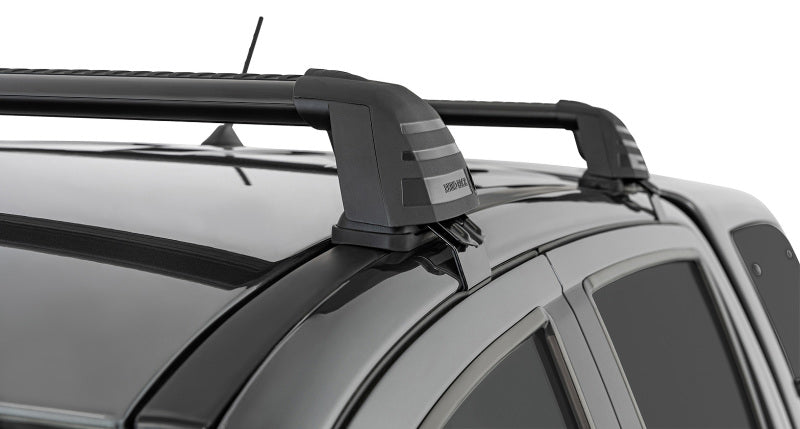 Barres de toit affleurantes à 2 barres Rhino-Rack 11-20 pour Ford Ranger PX 4 portes Double Cab Vortex ROC25 - Noir