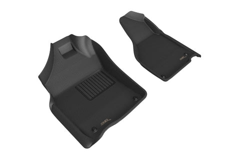 Tapis de sol 3D MAXpider 2012-2020 Dodge Ram 1500 Reg/Quad 2500/3500 Reg Kagu 1ère rangée - Noir