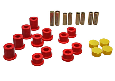 Ensemble de bagues de bras de suspension avant rouges Energy Suspension 90-97 Mazda Miata