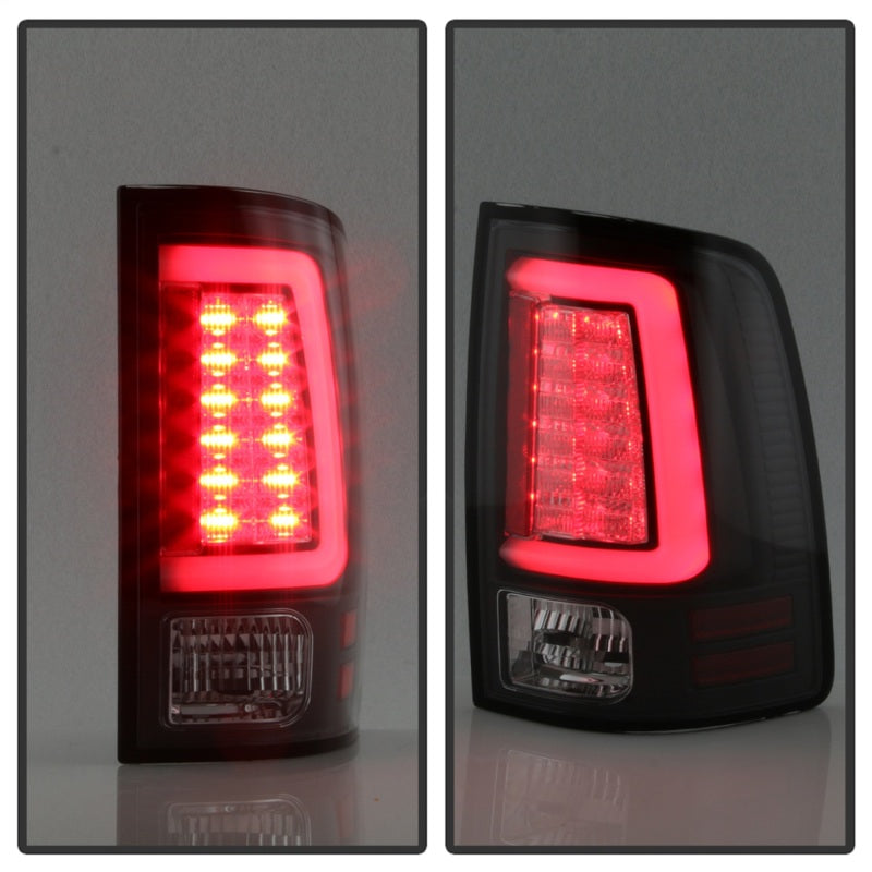 Feux arrière à DEL pour Dodge Ram 1500 Spyder 09-16 - Noir ALT-YD-DRAM09V2-LED-BK