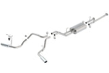 Échappement Catback double divisé Borla 09-15 Toyota Tundra 4,6 L / 5,7 L V8 Crew Max / Double Cab SS