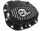 Couvercle de différentiel arrière aFe Pro Series noir avec ailettes 15-19 Ford F-150 (avec essieux arrière Super 8.8)