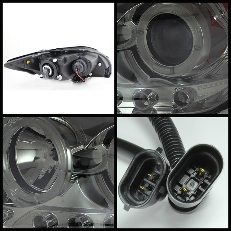 Phares de projecteur Spyder Scion TC 08-10 Halo LED - LED remplaçables Smke PRO-YD-TTC08-HL-SM