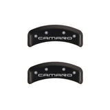 MGP 4 Caliper Covers Engraved Front & Rear Gen 4/Camaro Red finish silver ch