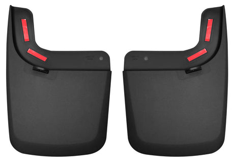 Husky Liners 17 Ford F-250 Super Duty / F-350 Super Duty Rear Mud Guards (w/ Flares) Black