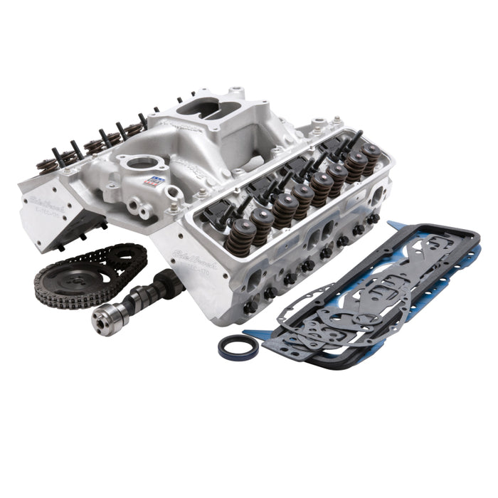 Kit haut de gamme Edelbrock Total Power Package de 435 ch pour utilisation sur les SB-Chevy de 1987 et plus récents avec poussoirs d'origine