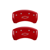 MGP 4 Caliper Covers Engraved Front & Rear Bowtie Yellow finish black ch