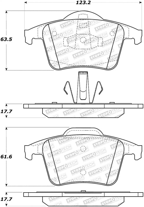 Plaquettes de frein StopTech Street