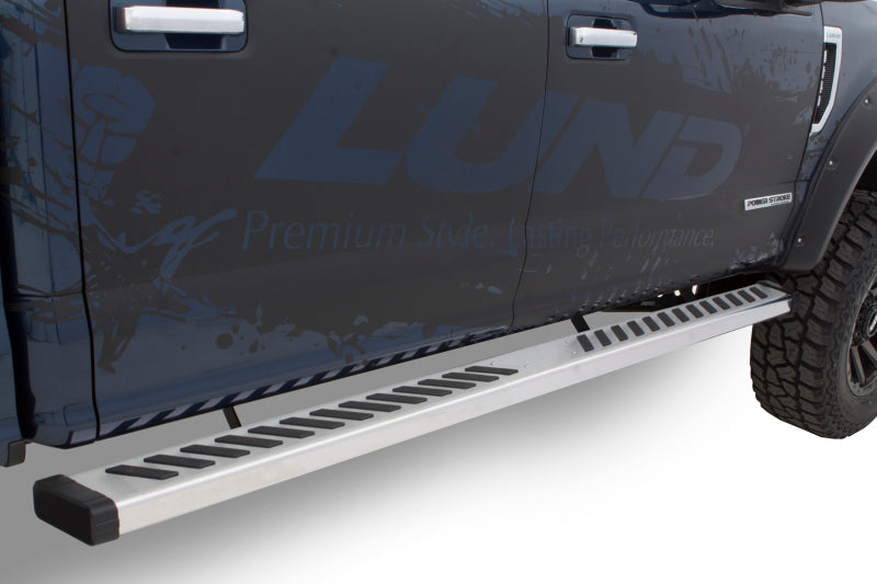 Lund 07-17 Chevy Silverado 1500 Crew Cab Summit Ridge 2.0 Running Boards - Stainless