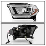 Phares de projecteur halogènes Spyder Dodge Durango 11-13 uniquement - Chrome PRO-YD-DDU11SI-C