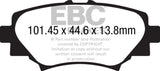 Plaquettes de frein arrière Redstuff EBC 14+ Mazda 3 2.0 (fabrication japonaise)