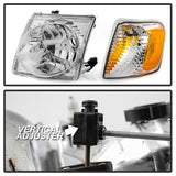 Phares de style OEM xTune 01-03 Ford Explorer Sport 4 pièces avec coins - Chrome (HD-JH-FEXP01-ST-C)