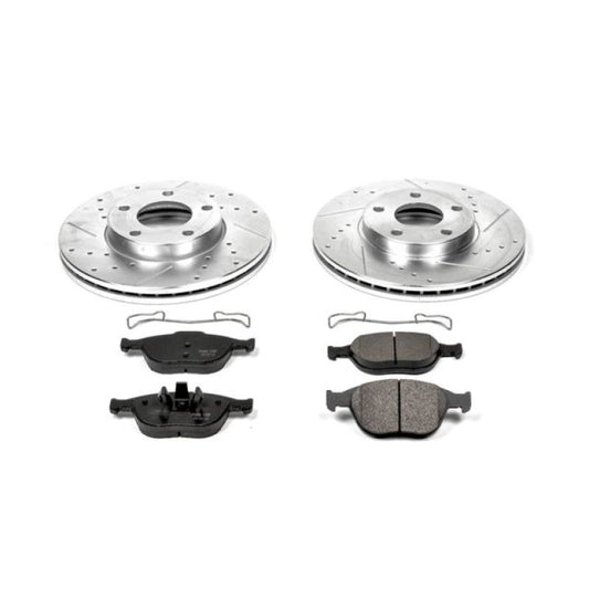 Power Stop 10-13 Ford Transit Connect Front Z23 Evolution Sport Brake Kit