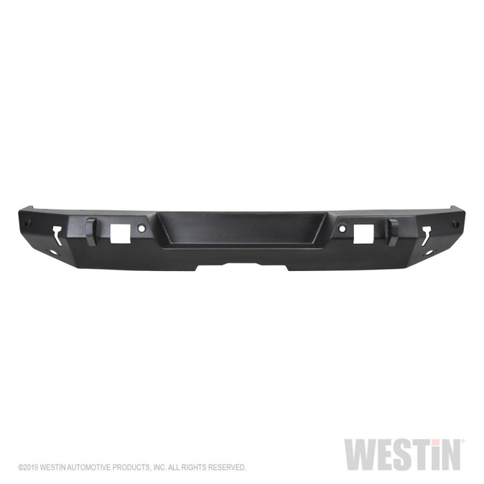 Pare-chocs arrière Westin 18-19 Jeep Wrangler JL WJ2 avec capteurs (sauf Wrangler JK) - Noir texturé