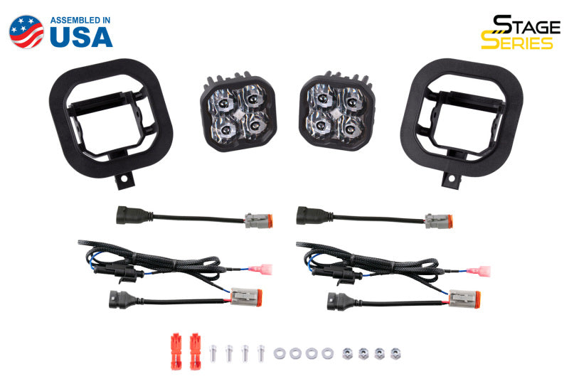 Diode Dynamics SS3 Pro Type SD Kit ABL - Yellow SAE Fog