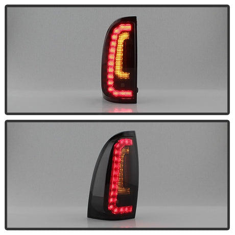 Feux arrière à LED Spyder 05-15 Toyota Tacoma (non compatibles avec les LED d'origine) - Fumé ALT-YD-TT05V2-LB-BSM