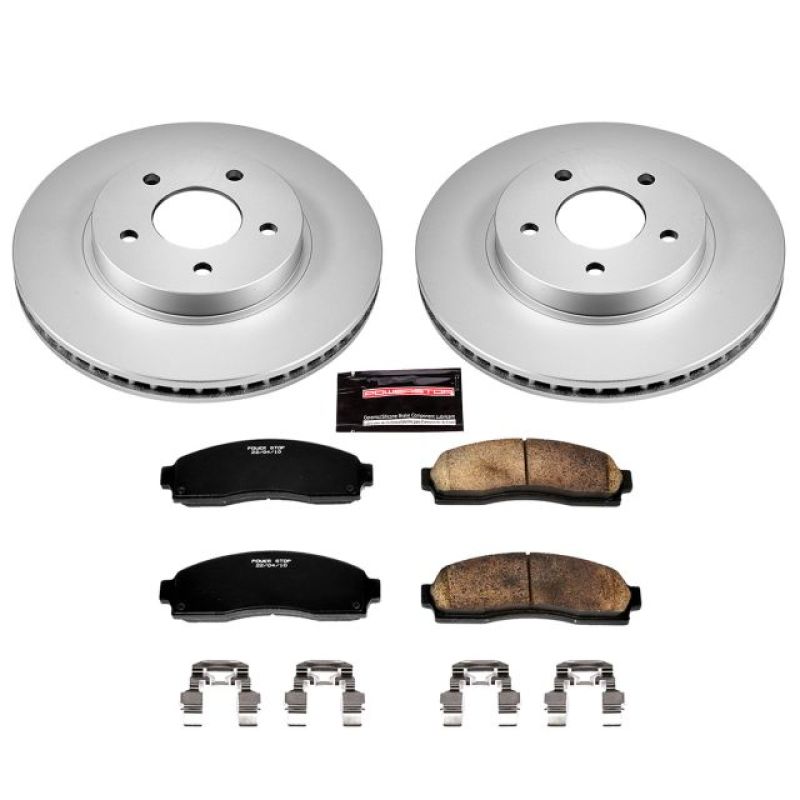 Kit de freins avant Power Stop 05-06 Chevrolet Equinox Z17 Evolution Geomet avec revêtement