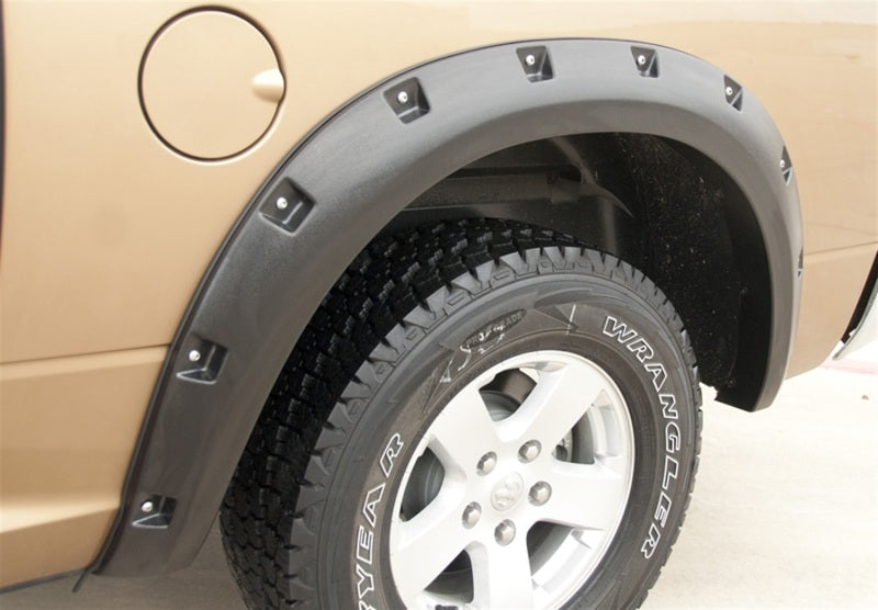 Lund 09-17 Dodge Ram 1500 RX-Rivet Style Textured Elite Series Fender Flares - Black (2 Pc.)