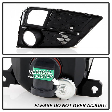 Feu antibrouillard OEM Spyder Honda Odyssey 2018-2020 avec interrupteur de style OEM - H8 (inclus) - Transparent