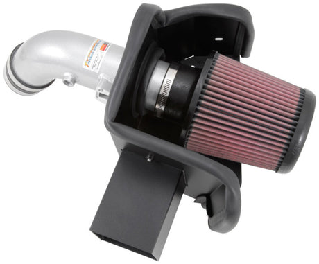 Kit d'admission K&amp;N 69 Series Typhoon Performance - Argent pour Nissan Altima 2,5 L L4 13-14