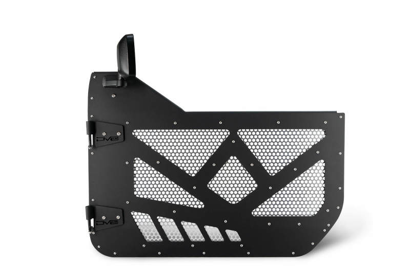 Demi-portes en aluminium avec grille perforée pour Jeep 4 portes JL/JT DV8 18-22