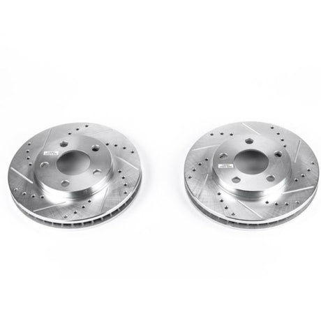 Disques de frein avant percés et fendus Power Stop 97-05 Buick Century Evolution - Paire