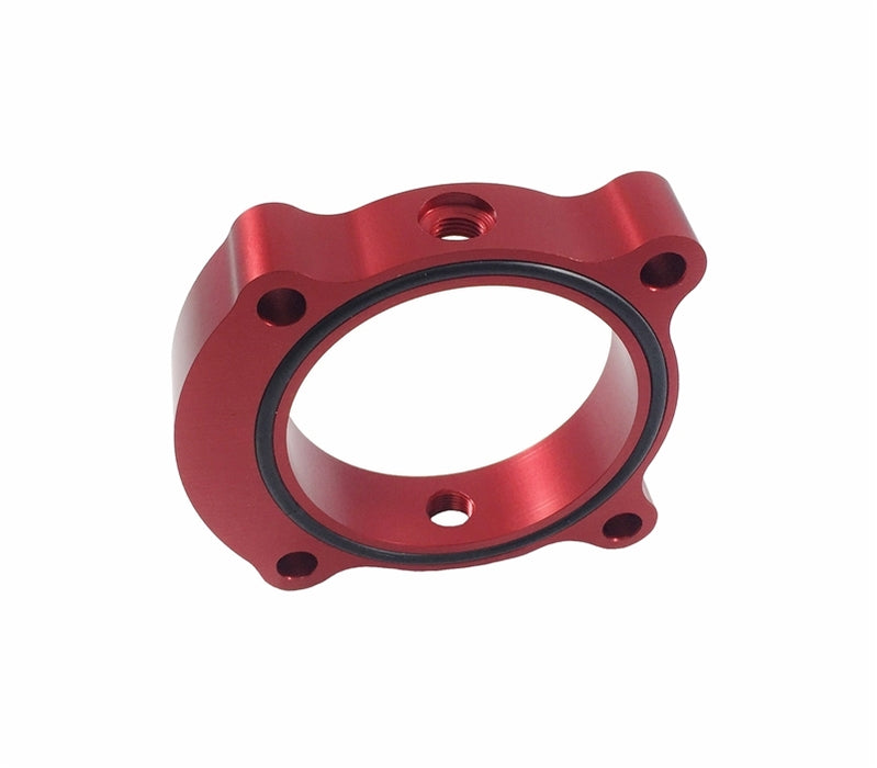 Entretoise de corps de papillon Torque Solution (rouge) : 13+ Hyundai Genesis 2.0T