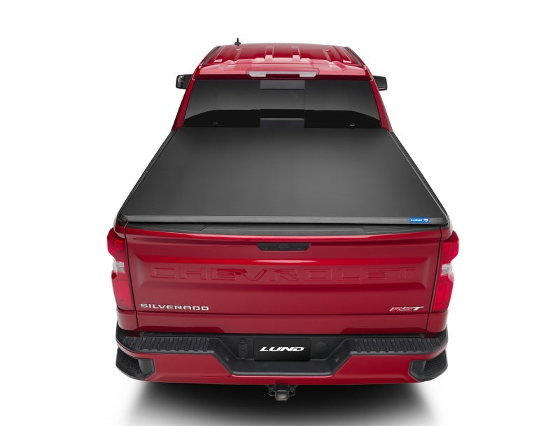 Lund 99-07 Chevy Silverado 1500 (8ft. Bed) Genesis Tri-Fold Tonneau Cover - Black