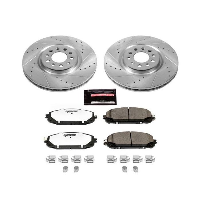 Kit de freins avant Power Stop 14-16 pour camion et remorquage Jeep Cherokee Z36