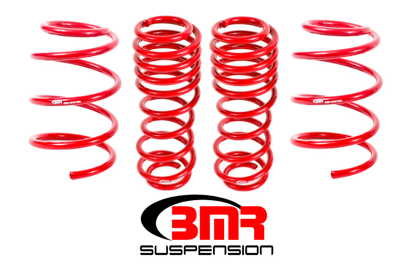 BMR 07-14 Shelby GT500 Lowering Springs (Set Of 4) - Red BMR Suspension
