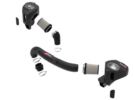Système d'admission d'air froid aFe 21-22 BMW M3/M4 (G80/82/83) L6-3.0L (tt) Momentum GT avec filtre Pro DRY S