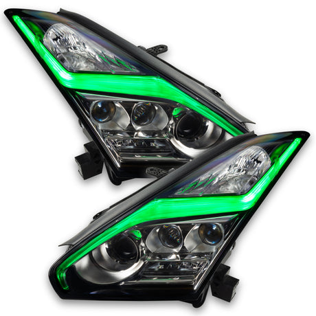 Oracle 15-21 Nissan GT-R RGB+W (Lightning Bolt) Headlight DRL Kit- w/o Controller