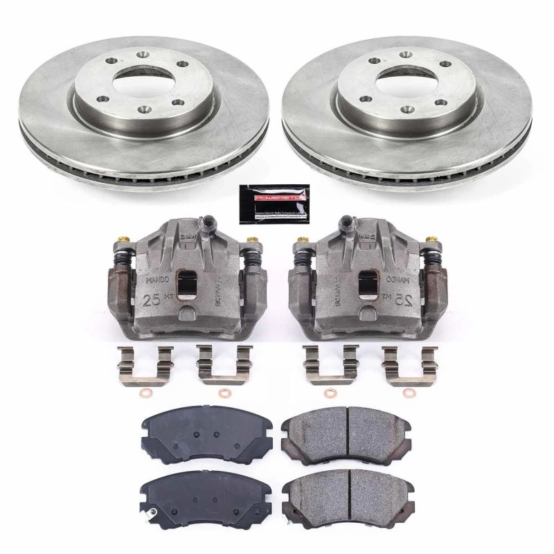 Kit de freins avant Power Stop Autospecialty avec étriers pour Hyundai Sonata 03-05