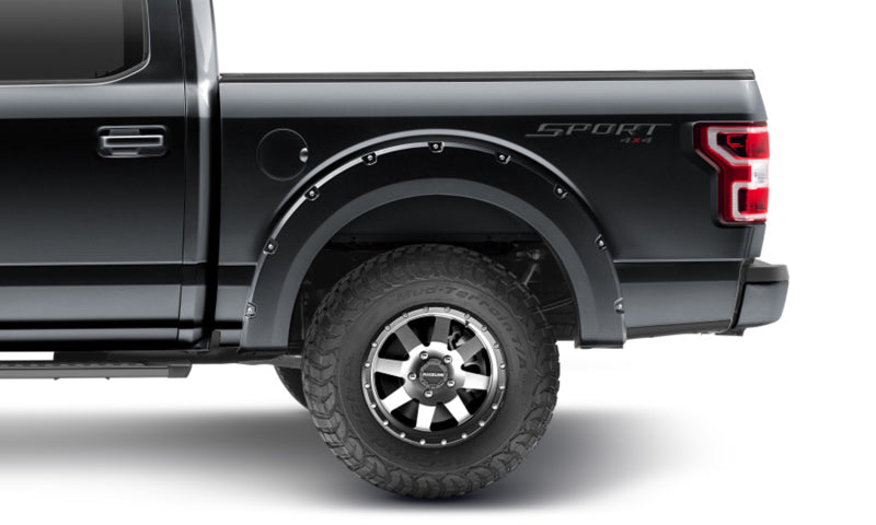 Élargisseurs de poche Bushwacker 18-19 Ford F-150, lot de 4 pièces - Noir ombré