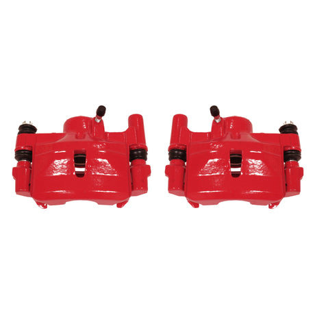 Étriers arrière rouges Power Stop 90-91 Lexus ES250 avec supports - Paire