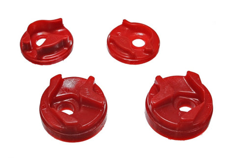 Ensemble d'inserts de support de moteur rouge Energy Suspension 02-03 Nissan Sentra/200SX (avec manuel du moteur Spec V 2,5 L)
