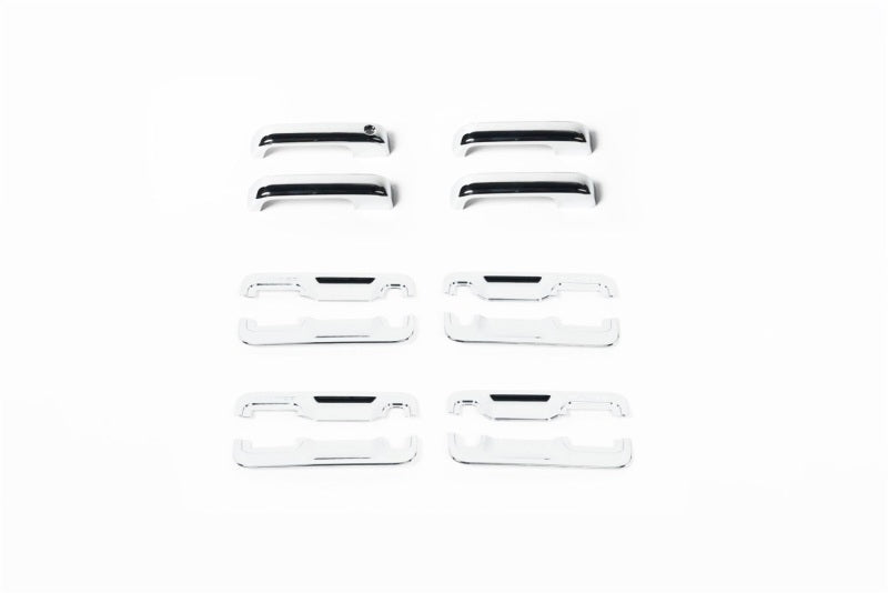 Couvre-poignées de porte Putco 17-20 Ford SuperDuty (4DR) avec trou de serrure côté conducteur (couvre les capteurs fonctionnels)