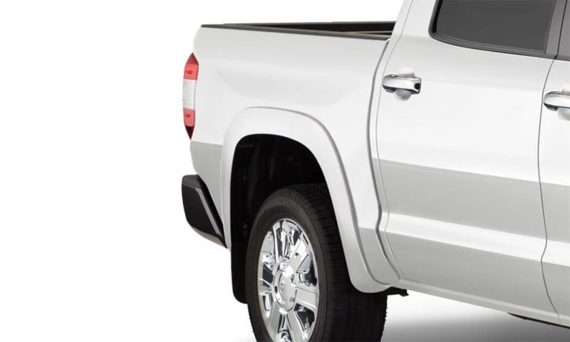 Élargisseurs de toit style OE pour Toyota Tundra Fleetside Bushwacker 19-21 - 4 pièces pour caisse de 66,7/78,7/97,6 po - Super blanc