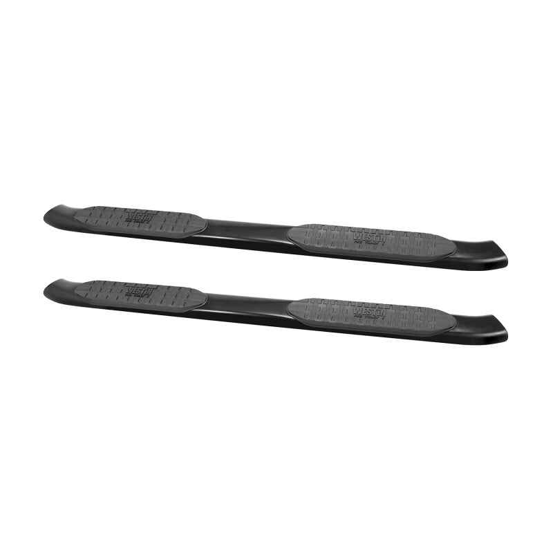 Westin 1999-2016 Ford F-250/350/450/550 Crew Cab PRO TRAXX 5 Oval Nerf Step Bars - Black