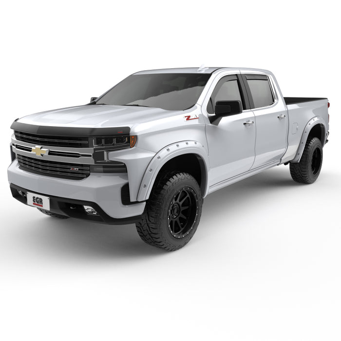 EGR 19-22 Chevrolet Silverado 1500 Summit White Traditional Bolt-On Look Fender Flares Set Of 4