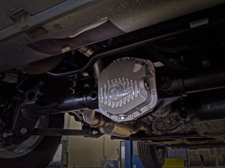 Couvercle de différentiel arrière aFe Power Street Series brut avec ailerons usinés 18-21 Jeep Wrangler JL Dana M200