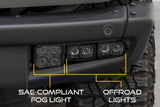 Kit de poche antibrouillard Diode Dynamics 2021 Ford Bronco Stage Series - Jaune Pro