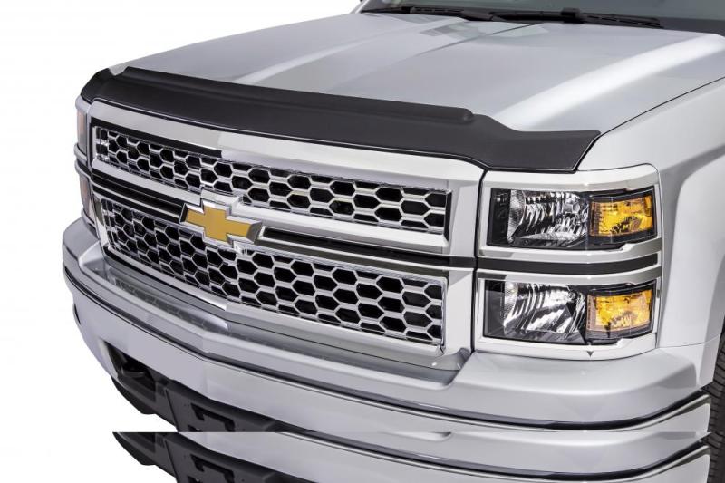 Capot de protection à profil bas texturé AVS 15-18 pour Chevy Tahoe Aeroskin II - Noir