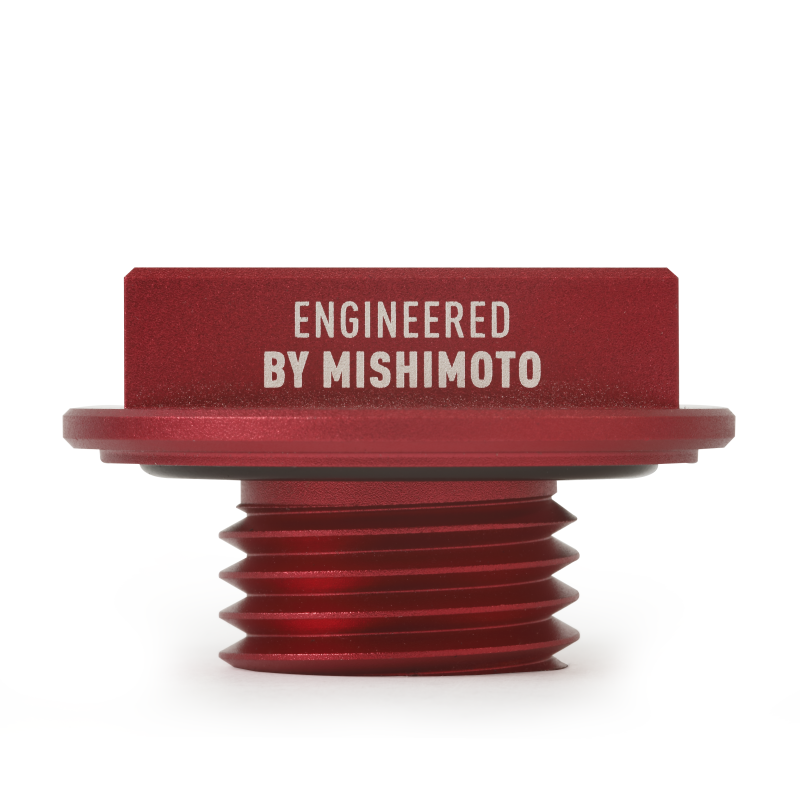 Bouchon de remplissage d'huile Mishimoto 87-01 Ford Mustang Hoonigan - Rouge