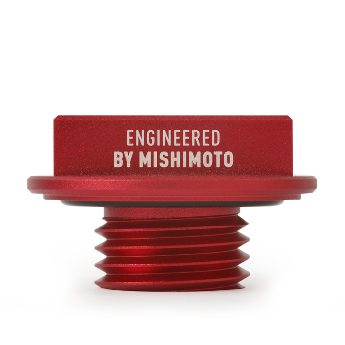 Bouchon de remplissage d'huile Mishimoto 87-01 Ford Mustang Hoonigan - Rouge