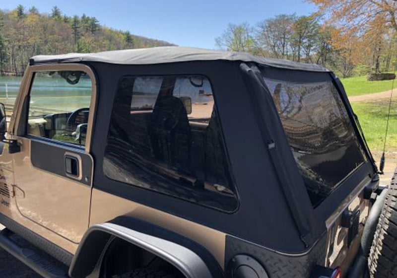 Kit de toit souple Fastback TrailView sans cadre pour Jeep Wrangler (JL) Unlimited 18-21 - Black Diamond