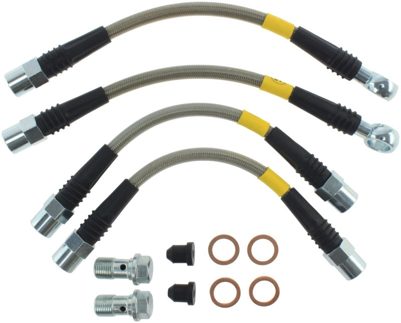 Kit de conduites de frein arrière en acier inoxydable StopTech pour VW Passat 98-05